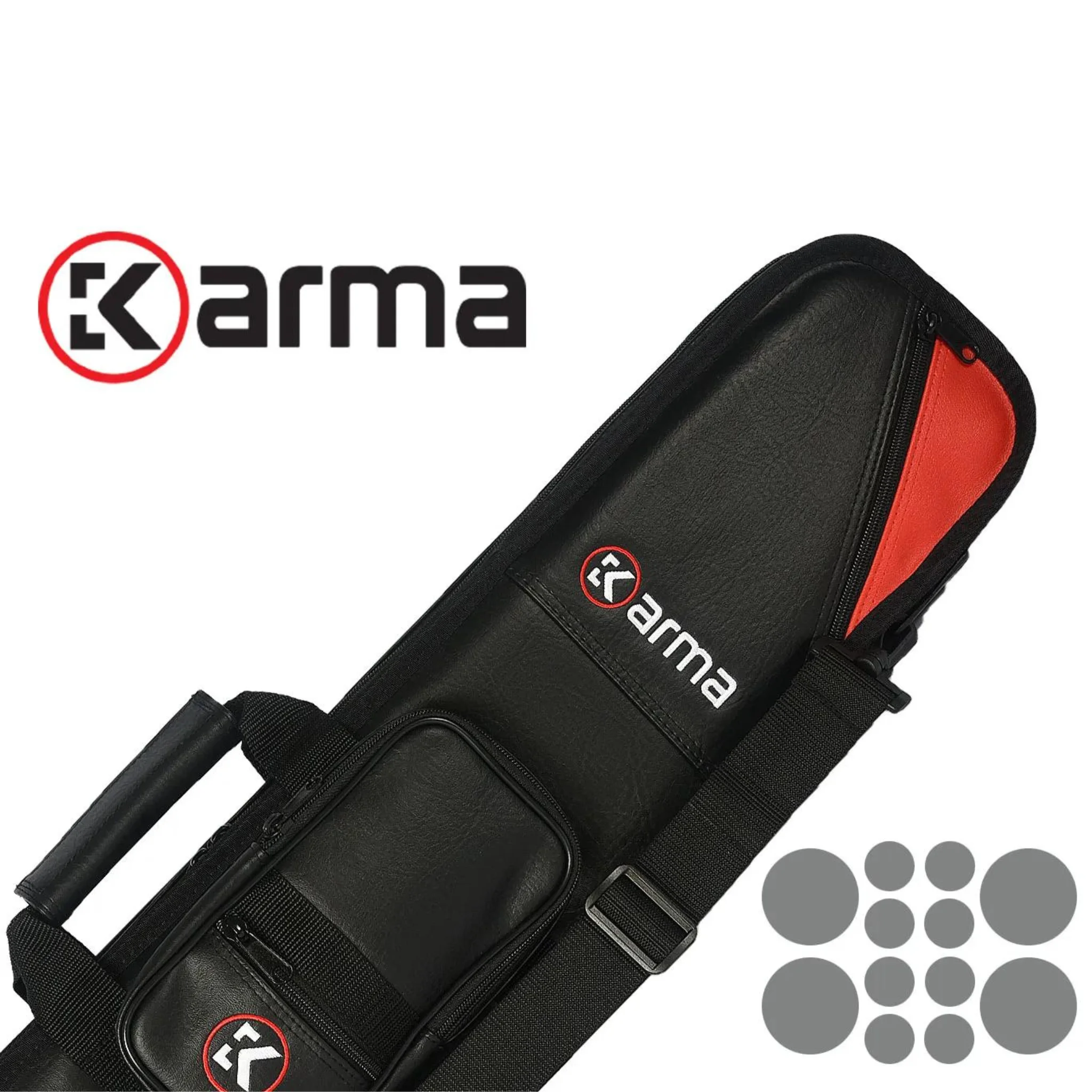 Taqueira Karma Bara 4x8 Preta e Vermelha Taqueira Karma Bara 4x8 Preta e Vermelha